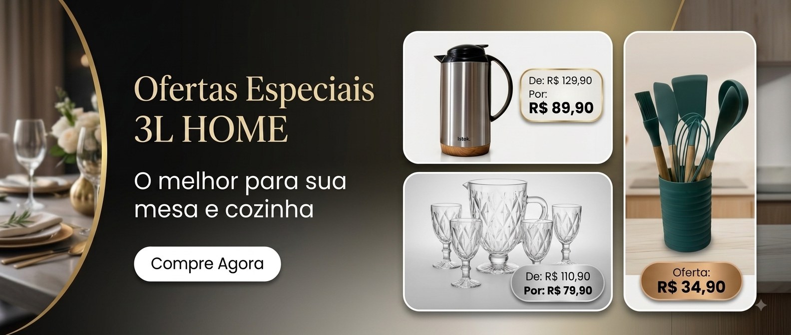 Ofertas Especiais 3L Home